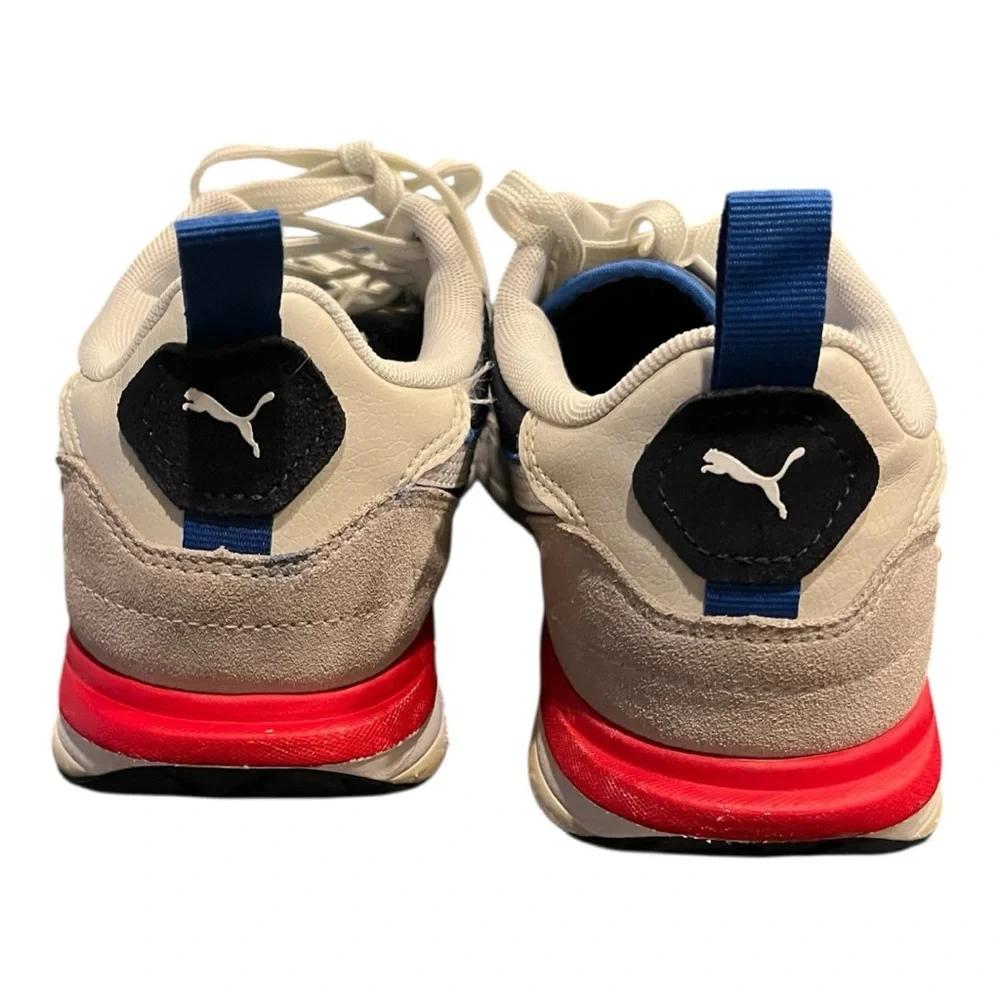PUMA R22 Men’s Size 8  or Women’s 9.5 Blue/White/Gray/Red‎ – Athletic Lifestyle